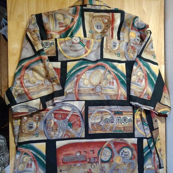 Vintage Reyn Spooner Corvette Hawaiian Shirt - Picture 5 of 8